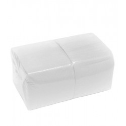 Салфетки Белые 24*24 однослойные упаковка 400шт