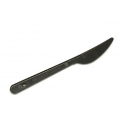 Нож пластик. черный 18 см (ПРЕМИУМ)