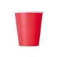 Бумажный стакан для кофе 400 мл красный