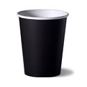 Бумажный стакан чёрный 250 мл