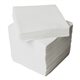 Салфетки бумажные Белые 24*24 однослойные упаковка 400шт