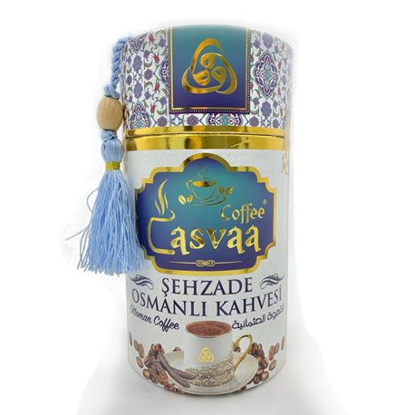 Турецкий кофе молотый Casvaa Sehzade Osmanli Kahvesi с ароматом плодов рожкового дерева, 250 г
